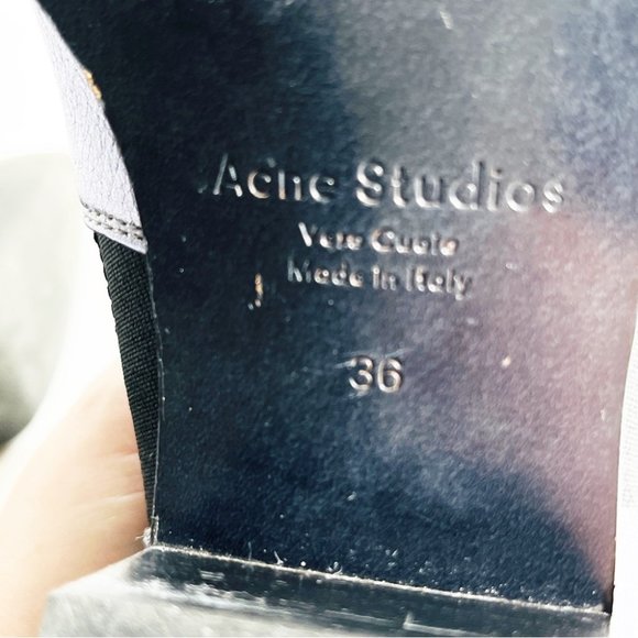 Acne Studios Jenny / Jensen metallic ankle boots size 36 - Picture 6 of 6